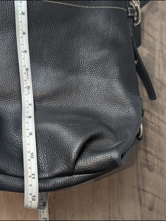 Coach Leather Pebble Black Shoulder bag K1276-F15064 - Picture 15 of 16